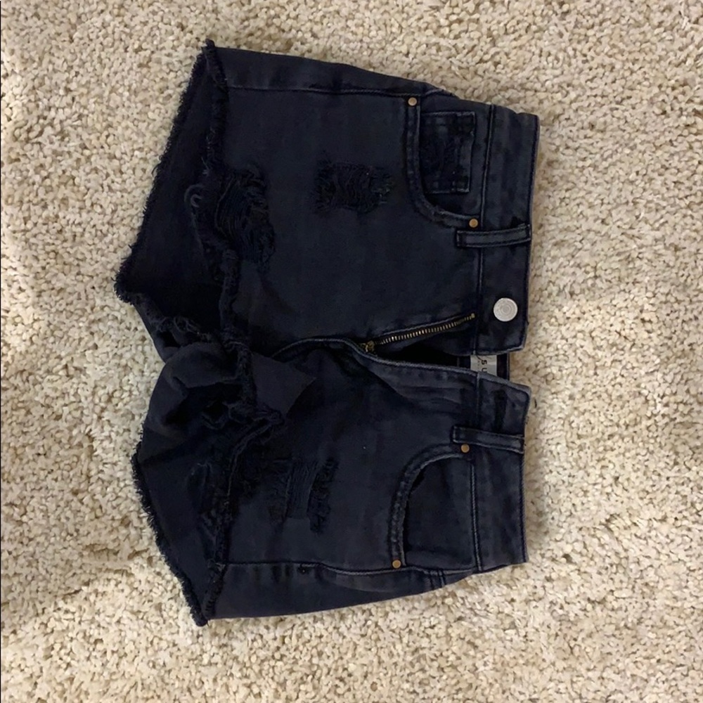 Black Pacsun Jean Shorts